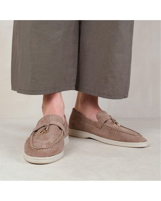 Where's That From Multicolor Pegasus Wide Fit Slip On Trim Loafers With Accesso