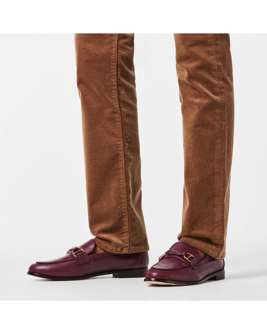 Ralph Lauren Red Tasha Loafers