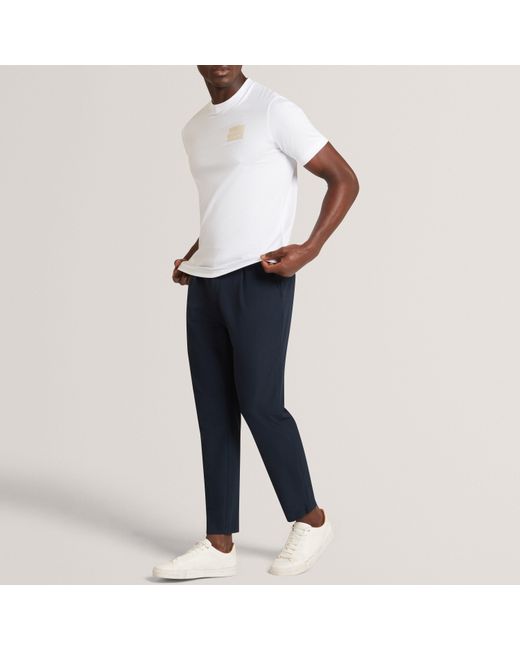 Ted Baker Blue Textured Trouser for men