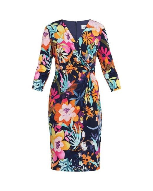 Gina Bacconi Multicolor Dana Jersey Shift Dress