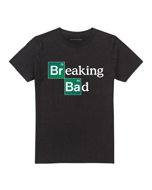 Breaking Bad Black Logo T Shirt for men