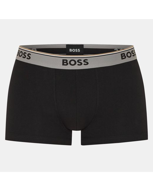 Boss Blue Bodywear 3-Pack Boxer Shorts With Logo Detail for men
