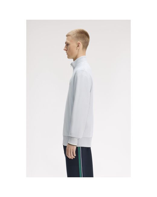 Fred Perry White Fredperry Half Zip Top for men