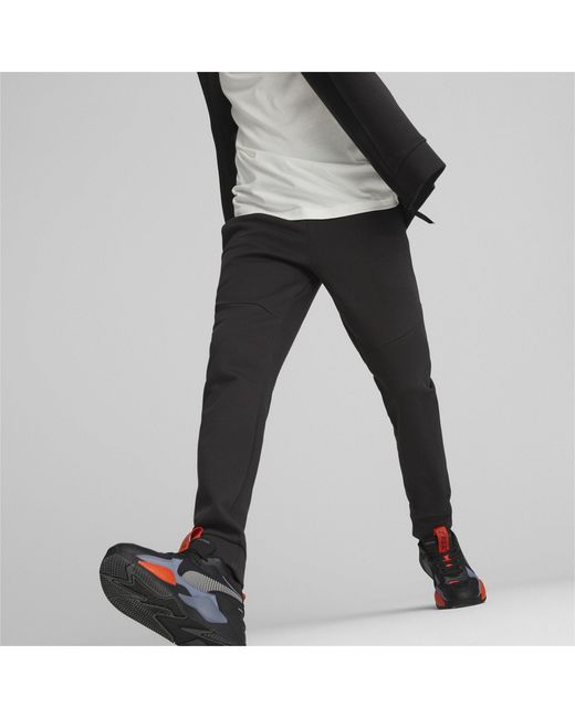 PUMA Black Tech Open Hem Poly Jogger for men