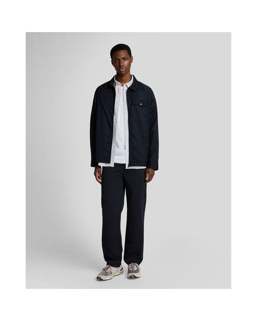 Lyle & Scott Blue Tapered Chinos for men