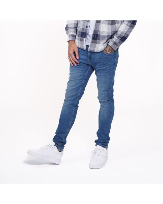 Firetrap Blue Skinny Jeans for men