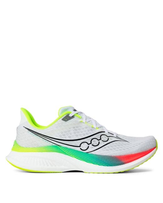 Saucony Green Endo Speed 5 Road Running Shoes for men