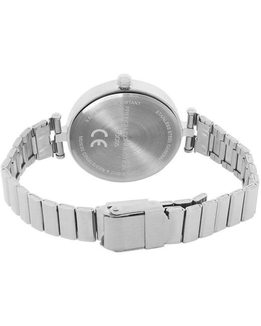 French Connection Green Case Round Shape Strap Quartz Watch