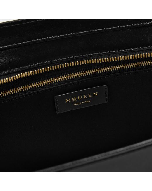 McQueen Black Alex Birdee Large Tote Bags