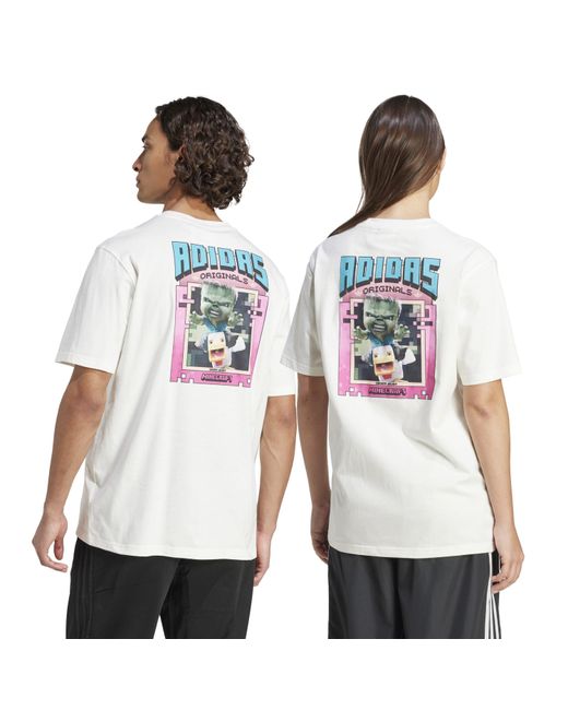 Adidas Originals White T-Shirt for men