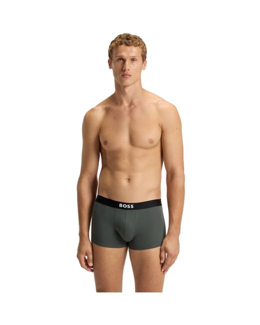 Boss Black 3 Pack Boxers With Logo Waistband for men