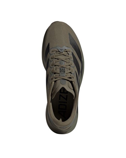 Adidas Gray Adizero Evo Sl Shoes for men