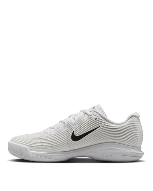 Nike White Vapor 12 Hard Court Tennis Shoes
