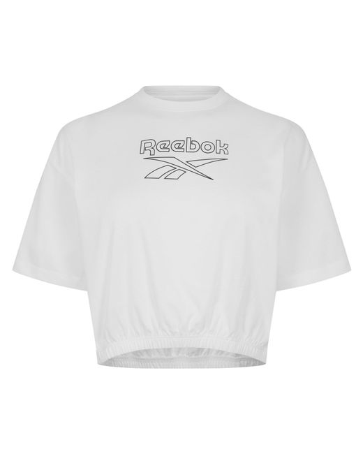 Reebok White Rie Boxy T-Shirt