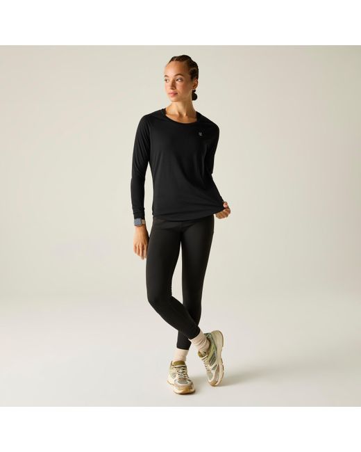 Dare 2b Black Nimble Long Sleeve Quick-Drying T-Shirt