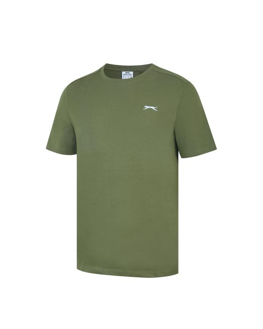 Slazenger 1881 Green Plain T-Shirt for men