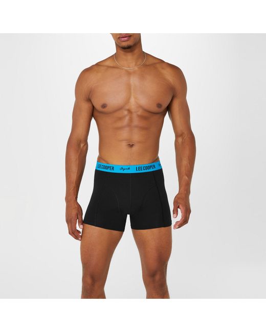 Lee Cooper Blue Essential Boxer Trunk 10-Pack for men