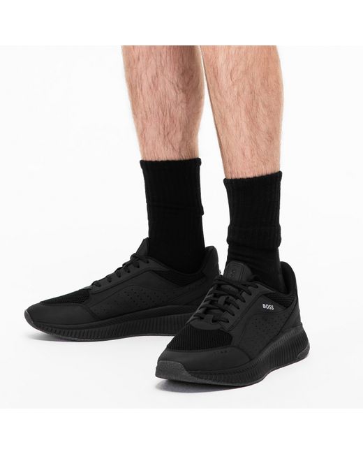 Boss Blue Ttnm Evo Chunky Trainers for men