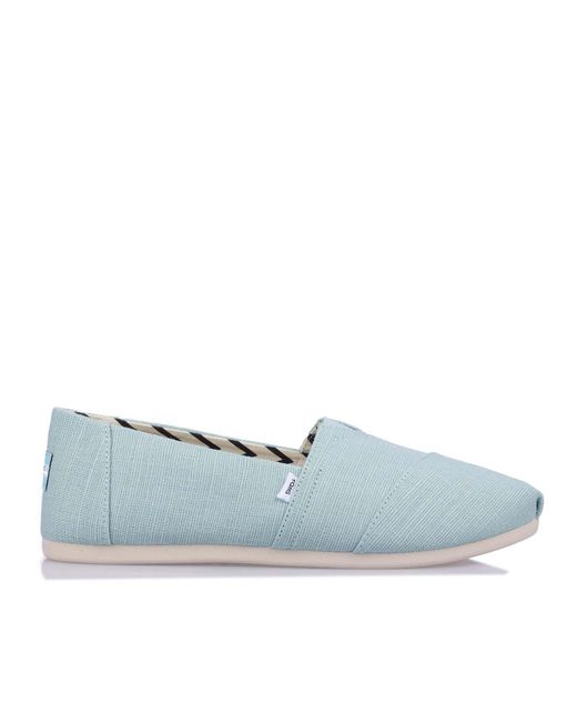 TOMS Blue Alpargata Classic Espadrilles for men