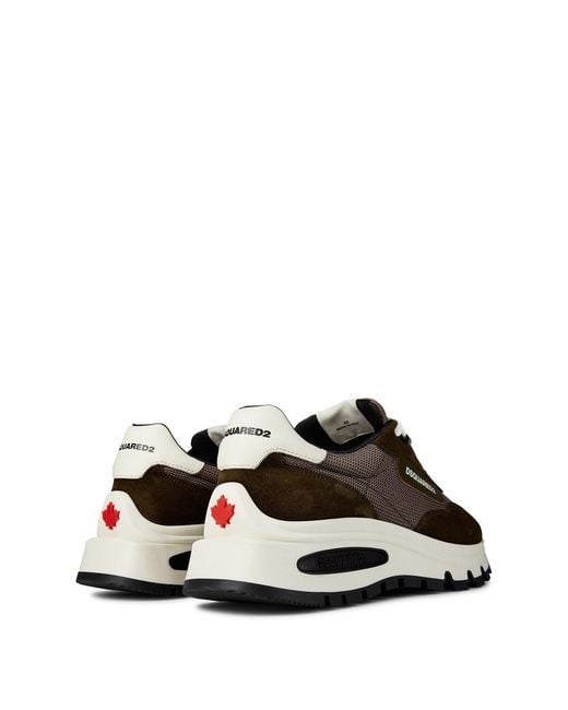 DSquared² Brown Run Ds2 Trainers for men