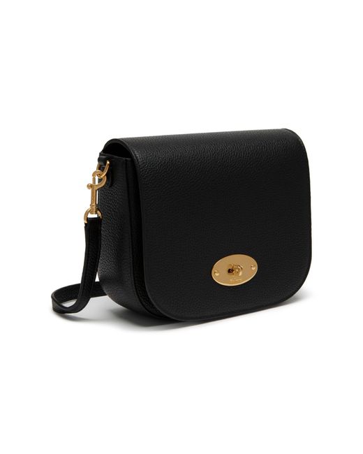 Mulberry Black Small Darley Satchel Small Classic Grain
