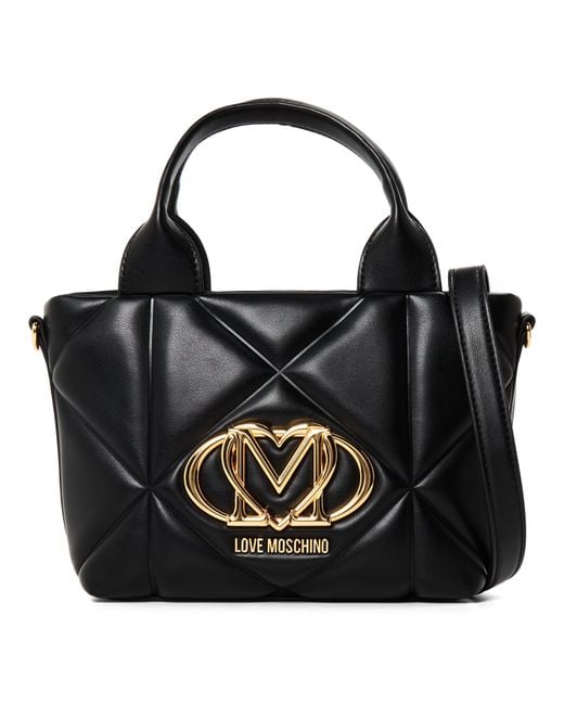Love Moschino Black Lm Xs Quilt Tote Ld64