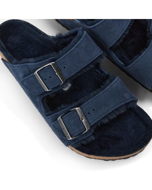 Birkenstock Blue Bstk Arizona Shearling 64