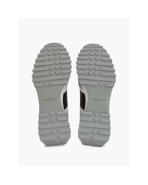 Calvin Klein Gray Suede Trainers for men