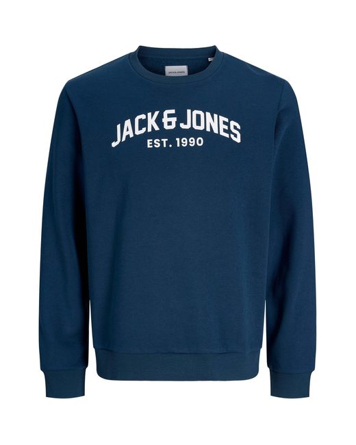 Jack & Jones Blue Arch Crew Sweat Tracksuit Co-Ord Set for men