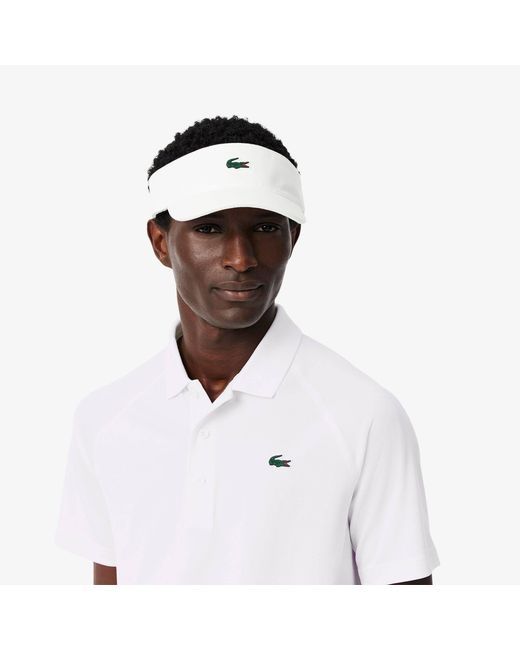 Lacoste White Logo Polo Shirt for men