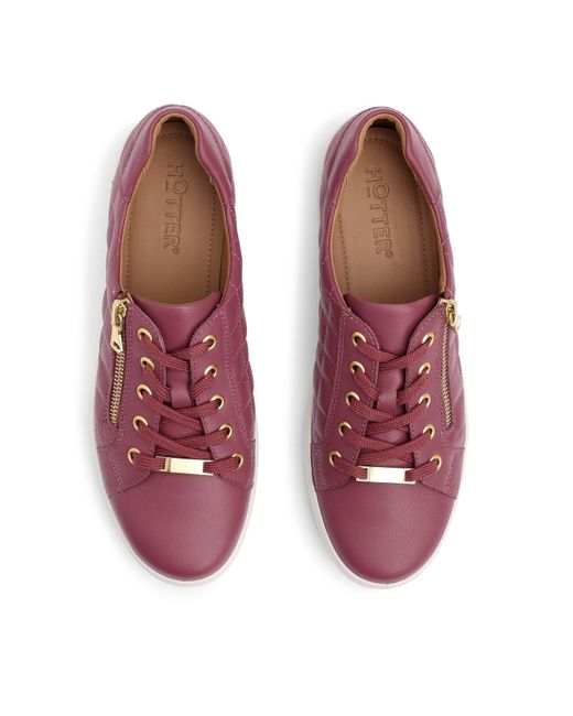 Hotter Red Wonder Standard Fit Trainers