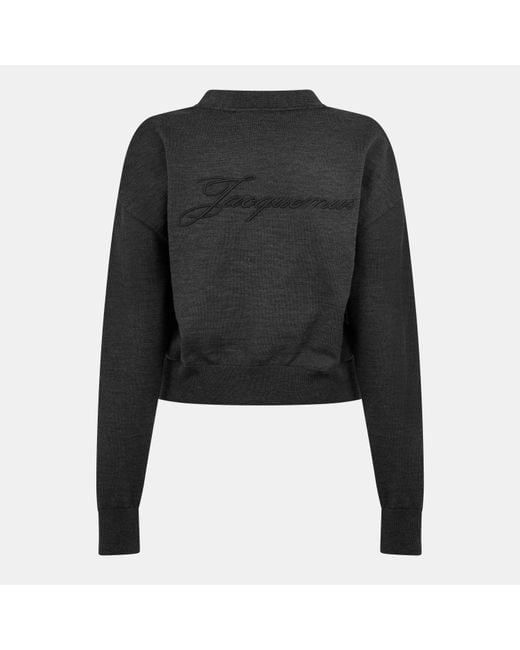 Jacquemus Black Fine Knit Cardigan
