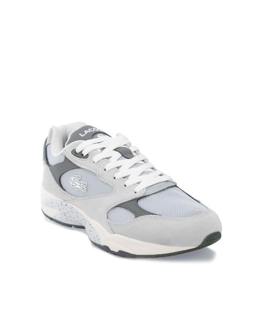 Lacoste White Storm 96 Vintage Leather Trainers Size 9 for men