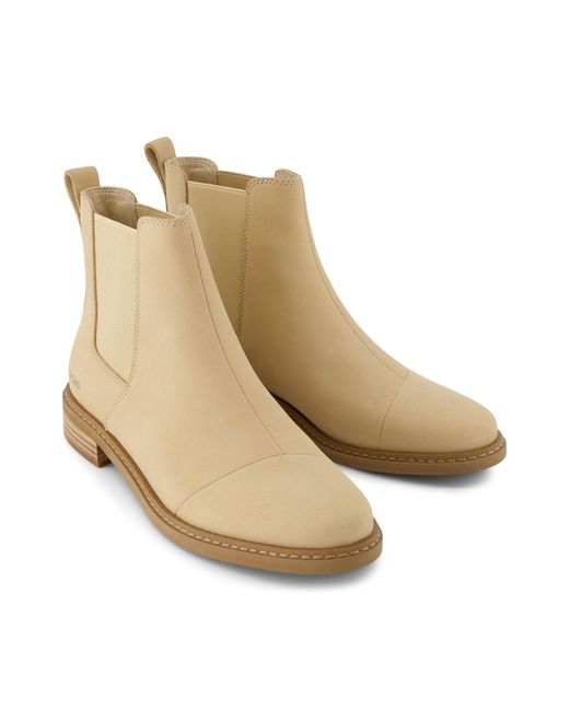 TOMS Natural Charlie Oatmeal Leather Boot