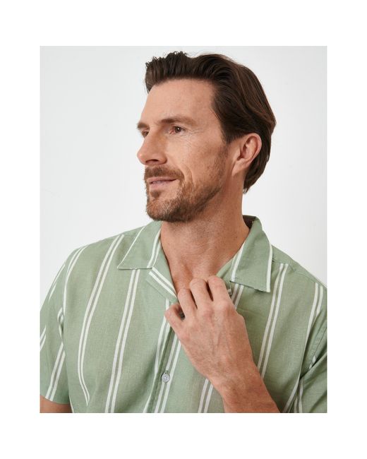 Saltwell Green Short-Sleeve Oxford Shirt for men