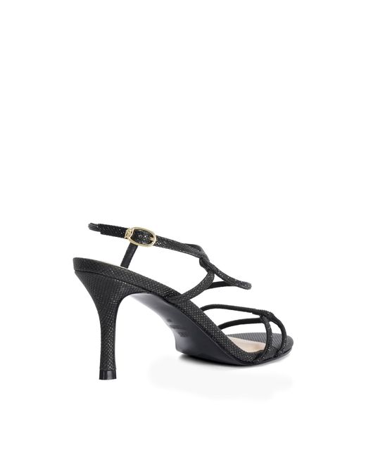 Dune Black Milos Heeled Sandals