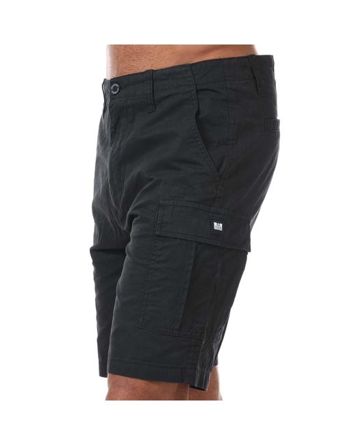 Weekend Offender Black High Desert Cargo Short for men