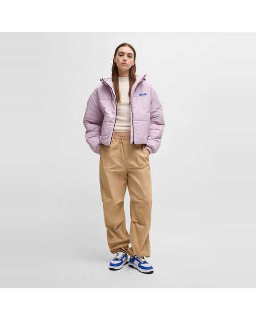 HUGO Purple Freya B Formal Coat