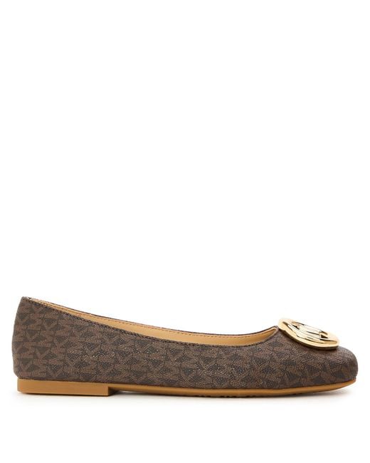 MICHAEL Michael Kors Brown Milan Ballet Pumps