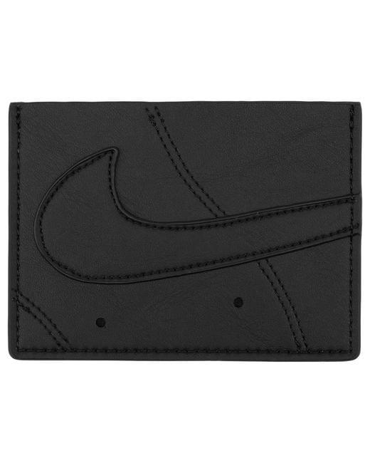 Nike Black Icon Air Force 1 Card Wallet