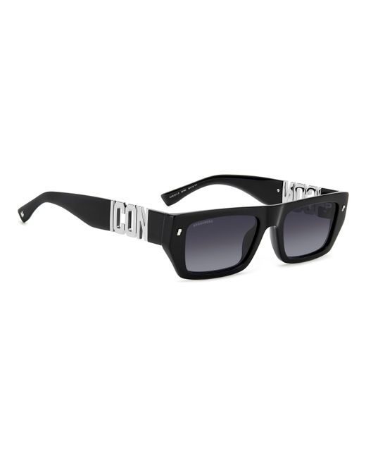 DSquared² Black Round Sunglasses for men