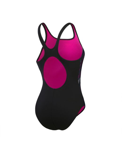 Speedo Black Hyperboom Placement Muscleback