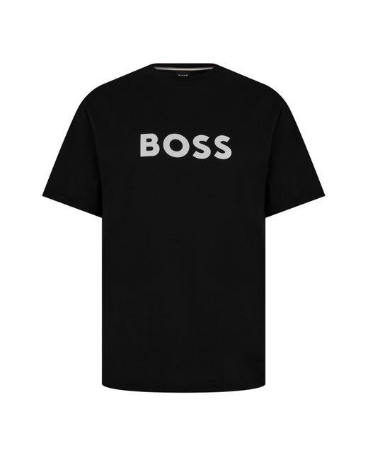 Boss Black Bodywear Short Sleeve T-Shirt With Logo Print Detail for men