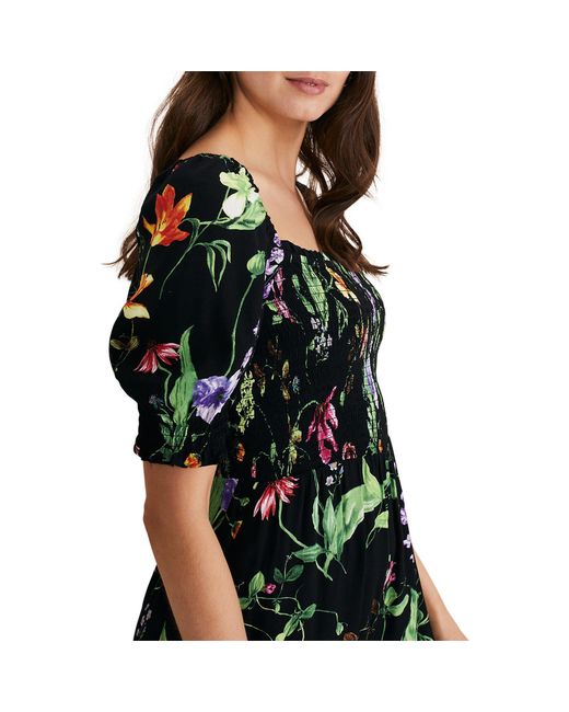 Phase Eight Black Zaylah Shirred Waist Jumpsuit