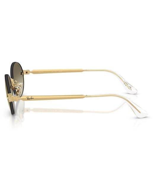 Ray-Ban Metallic 0Rb3929 Round Sunglasses