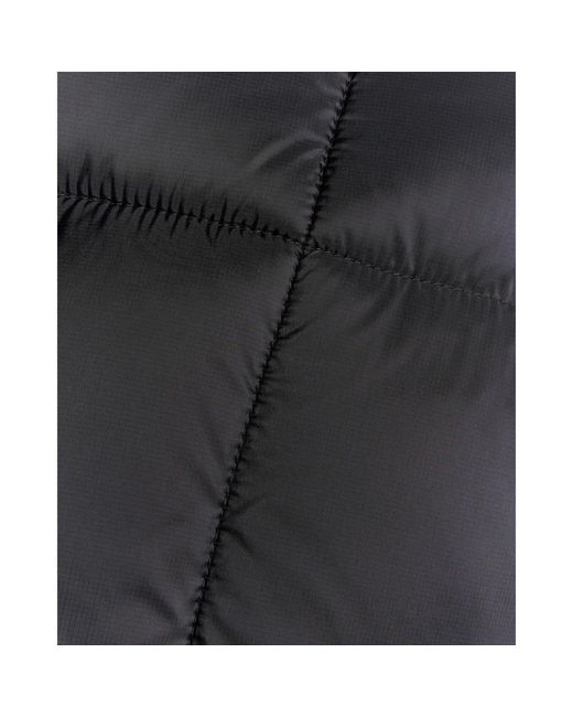 Lyle & Scott Black Cocoon Long Puffer Jacket for men