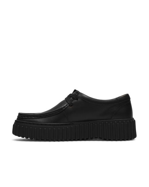 Clarks Black Moc Toe Formal Shoes