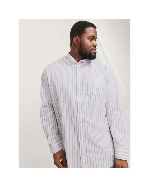 Jack & Jones White Jack + Oxford Shrt L Sn63 for men