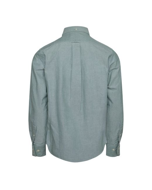 Gant Blue Reg Oxford Shirt L for men
