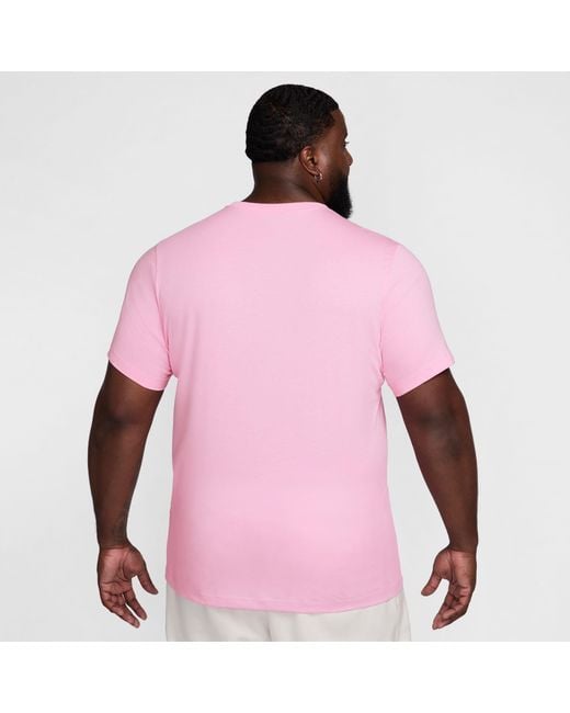 Nike Pink Sportswear Club T-Shirt for men